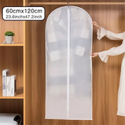 10-Pack Clothes Protector Bags – Large Hanging Suit Covers for Dresses, Jackets, and Coats Dust Protection