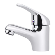 Stylish Basin Mixer Tap – Chrome Bathroom Sink Mono Faucet with Fixings &  Waste