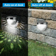 Super Bright Solar Powered LED Fence Wall Lights Outdoor Garden Lamps