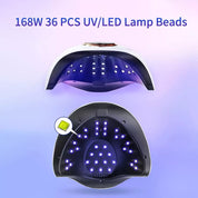 High-Power 450W UV LED Nail Lamp for Acrylic Gel Polishes – Professional Nail Dryer