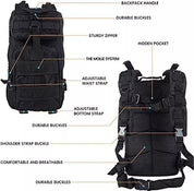 Tactical Army Rucksack 30L – Heavy-Duty Outdoor Backpack for Camping & Survival