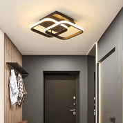 Modern LED Double Square Ceiling Light, Stylish Pendant Chandelier for Living Rooms & Bedrooms