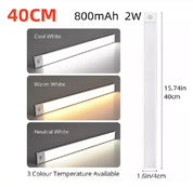 Wireless LED Under Cabinet Light – USB Powered Stick-On Kitchen Counter Lighting