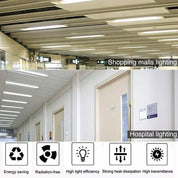 4FT LED Ceiling Strip Light – Energy-Efficient Batten Tube for Office, Garage & Commercial Spaces