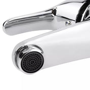Stylish Basin Mixer Tap – Chrome Bathroom Sink Mono Faucet with Fixings &  Waste