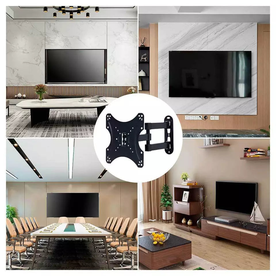 Universal TV Wall Mount Bracket – Tilt & Swivel for 14-45 Inch LCD, LED, Plasma
