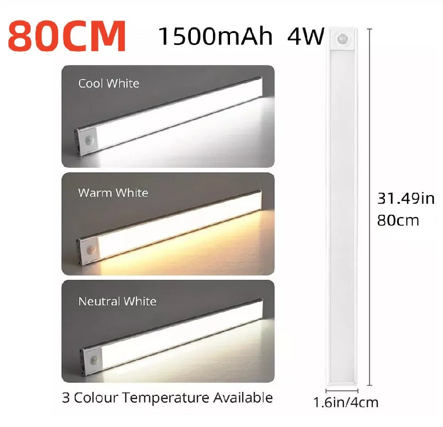 Wireless LED Under Cabinet Light – USB Powered Stick-On Kitchen Counter Lighting