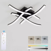 Dimmable LED Ceiling Light 4 Wave Light Modern Kitchen Living Room Bedroom Light