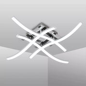 Dimmable LED Ceiling Light 4 Wave Light Modern Kitchen Living Room Bedroom Light