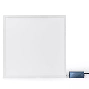 Ultra-Bright 48W LED Panel Light, 600x600mm, Waterproof Driver, Cool White 6500K, Perfect for Garages & Workspaces