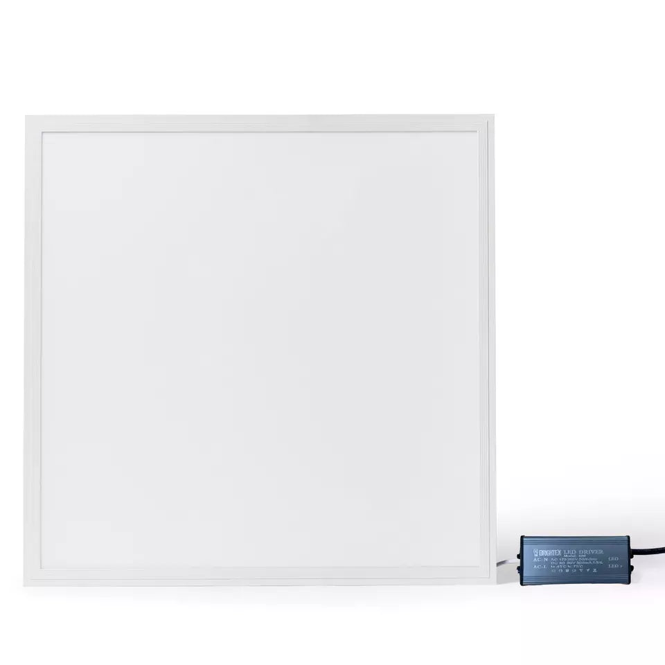 Ultra-Bright 48W LED Panel Light, 600x600mm, Waterproof Driver, Cool White 6500K, Perfect for Garages & Workspaces