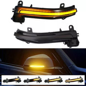 Pair of Dynamic LED Side Door Wing Mirror Indicator Light for BMW 1, 2, 3, 4 Series, i3, F30 – Stylish Turn Signal Lights