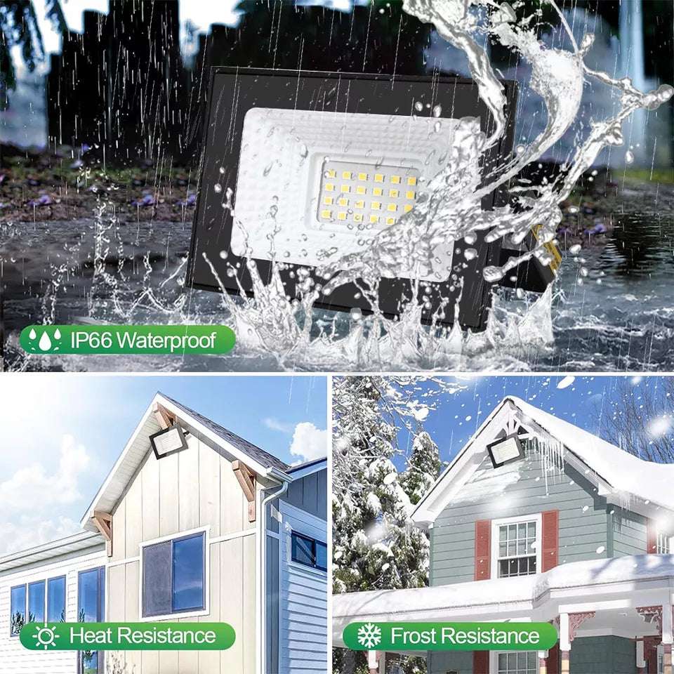 30W LED Floodlight Security Light – Outdoor Garden & Wall Lighting, IP66 Waterproof Flood Lights