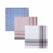 12Pcs Mens Handkerchiefs Gents Hankies Cotton Blend Hankerchiefs Hanky Gift