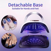 High-Power 450W UV LED Nail Lamp for Acrylic Gel Polishes – Professional Nail Dryer