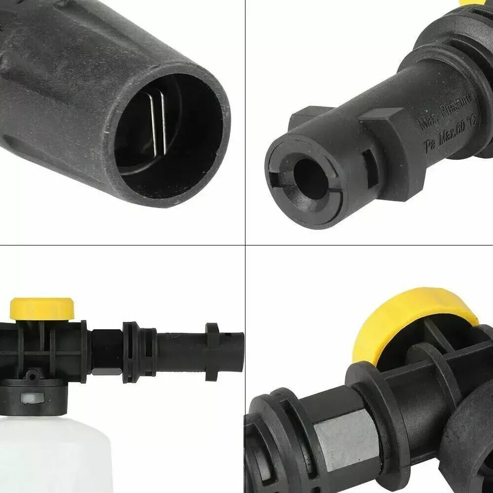 Snow Foam Lance Cannon for Karcher K2-K7 – High-Pressure Car Wash Foam Gun with Bottle