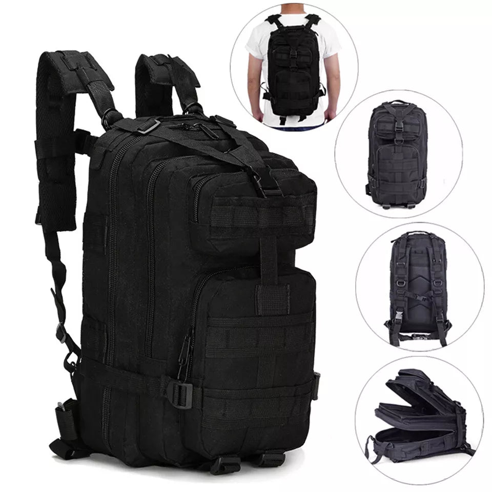 Tactical Army Rucksack 30L – Heavy-Duty Outdoor Backpack for Camping & Survival