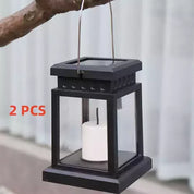 2 Pack Solar Garden Hanging Lamps
