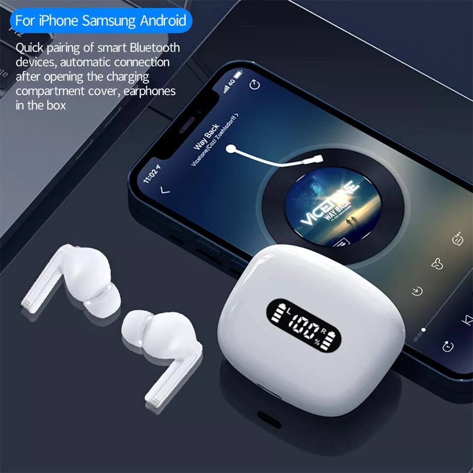 TWS Bluetooth Earbuds – Wireless Air In-Ear Pods for iPhone, Samsung & Android Devices