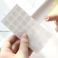 White Hole Reinforcer Labels – Self-Adhesive Ring Stickers for Paper Repair & Filing