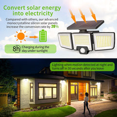 solar motion sensor lamp

