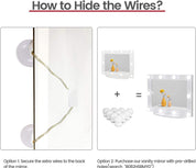 LED Strip Lights Kit with Touch Sensor Dimmer Switch - 10 bulbs