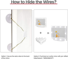 LED Strip Lights Kit with Touch Sensor Dimmer Switch - 10 bulbs