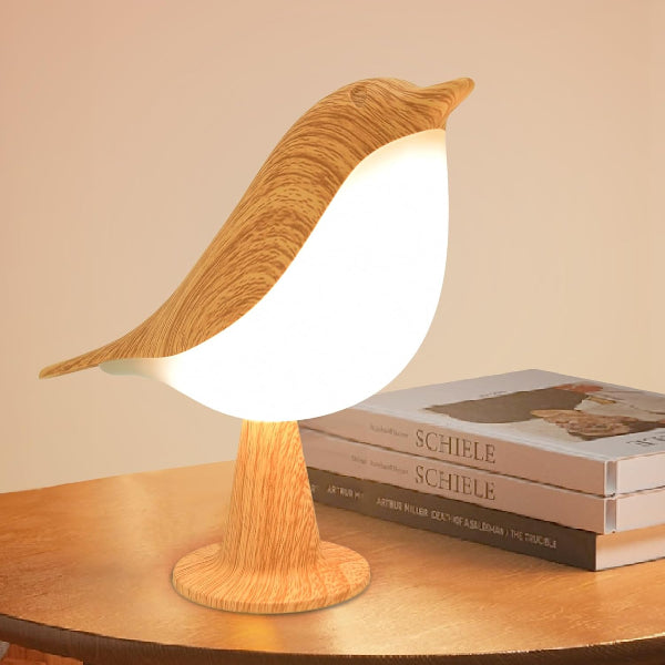 Haotao Touch Control Bird Lamp – 3-Way Dimmable USB Rechargeable LED Night Light
