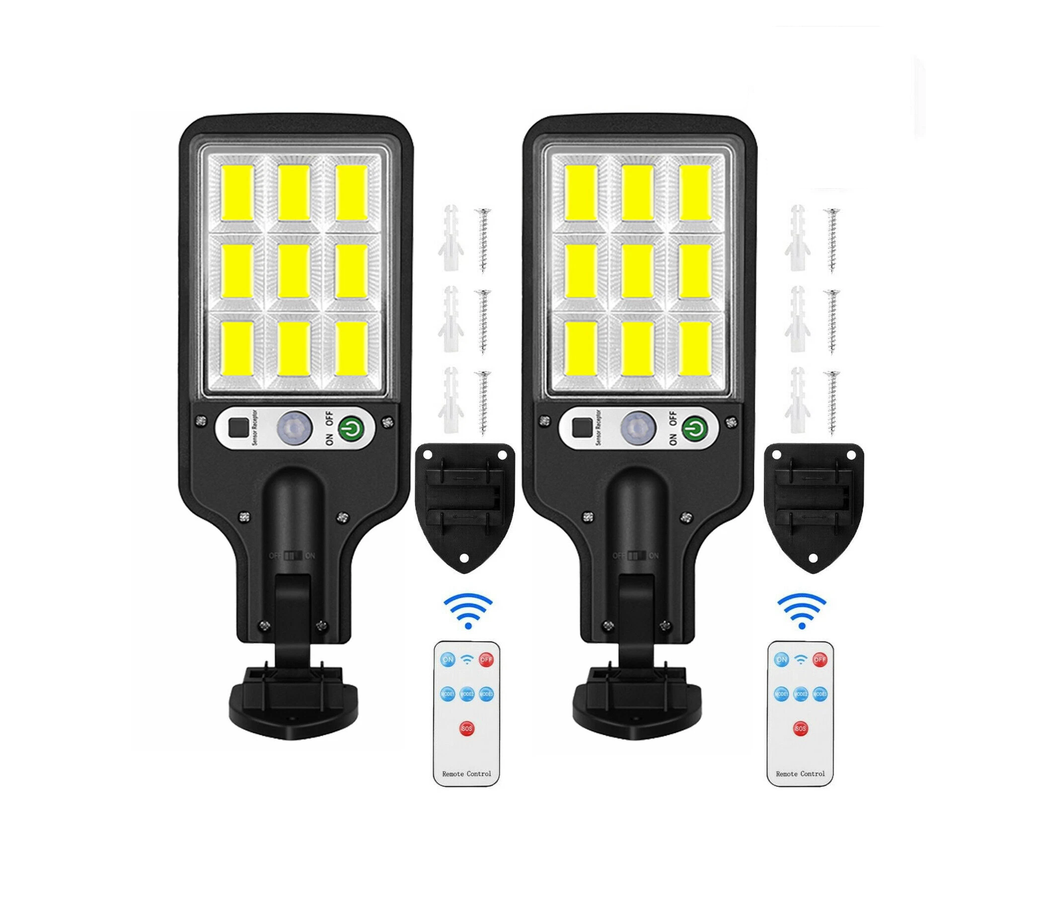 2X 6000W Motion Sensor Solar lights
