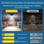 LED Solar Wall Lights 2 Pack