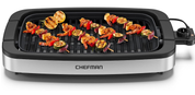 Chefman 1500W Indoor Electric Grill – XL 38x23cm Nonstick Tabletop BBQ with Temp Control